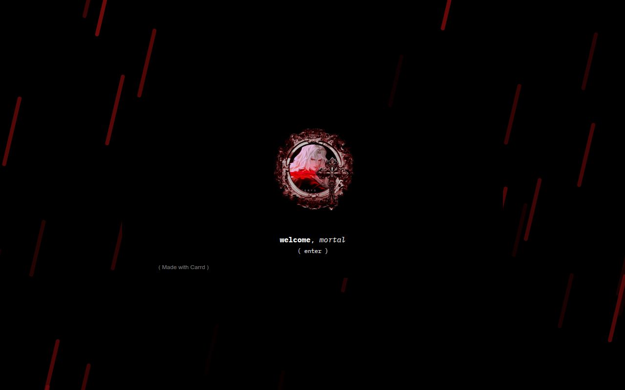 Carrd profile picture for @bloodsucking